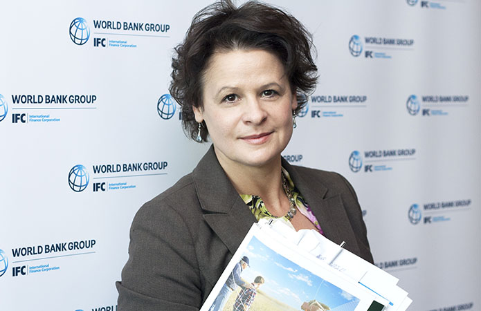 Лия Сорока, руководитель Программы IFC «Развитие финансирования аграрного сектора в Европе и Центральной Азии»