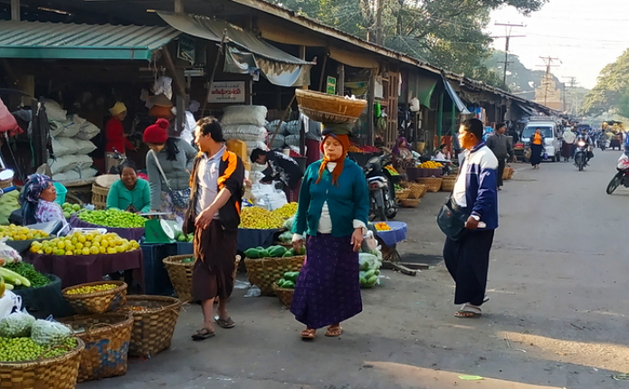 Рынок в Мандалае