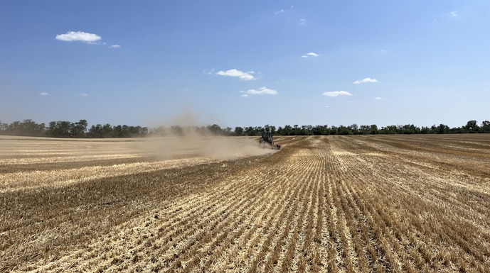 Vertical tillage, photo