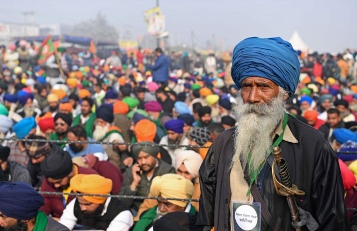Протесты фермеров в Нью-Дели